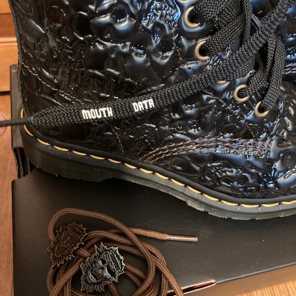 2022 Dr. Marten Goonies High Top Leather Booth - Picture 2 of 7